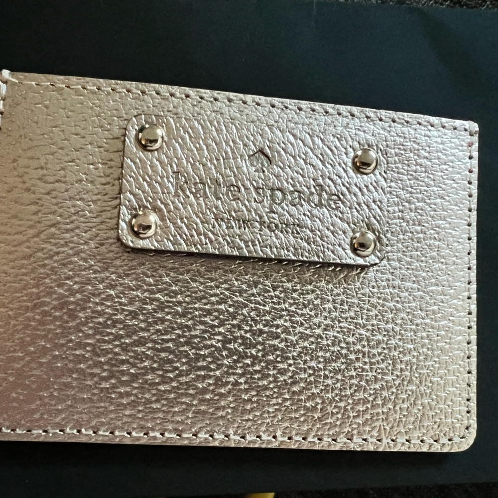 Kate Spade Gold card holder